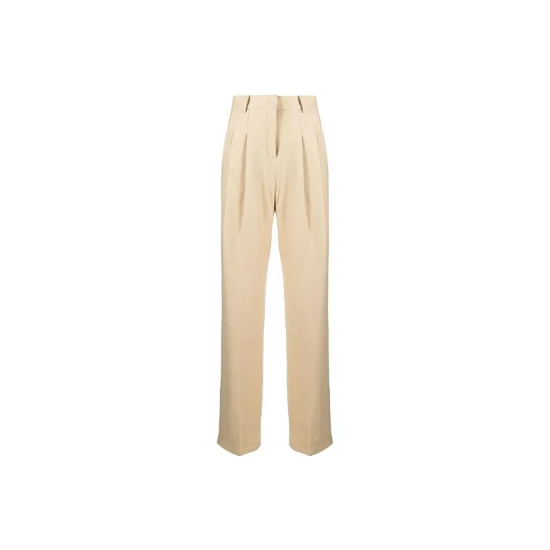 THE FRANKIE SHOP Casual Pants Women's Ecru-0