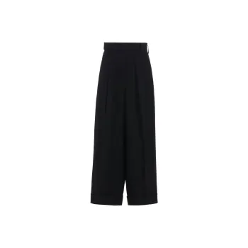 Yohji Yamamoto Femme FW24 Casual Pants Women's Black