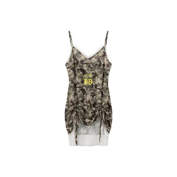 CHUU Vest Women's Green Camouflage