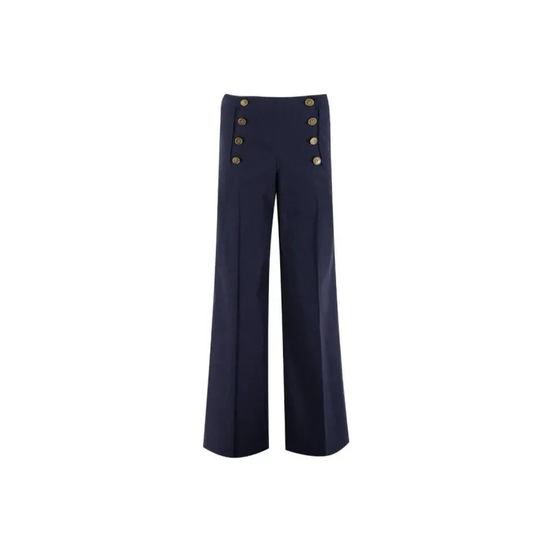 ETRO Button Detailed Plazzeo Pleated Pants-0