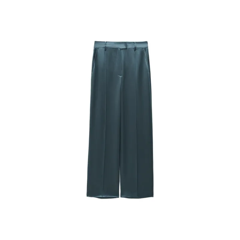 INSUN Casual Pants Women's Slate Blue-0
