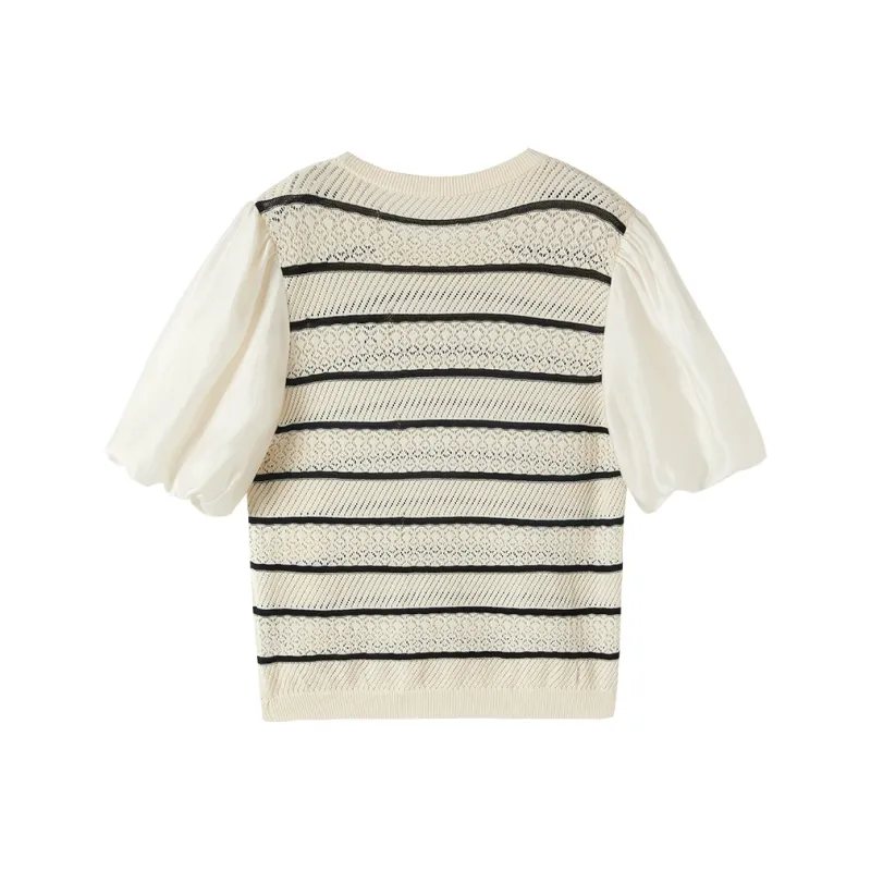 XIANGYING Knitwear Women's Ecru-1