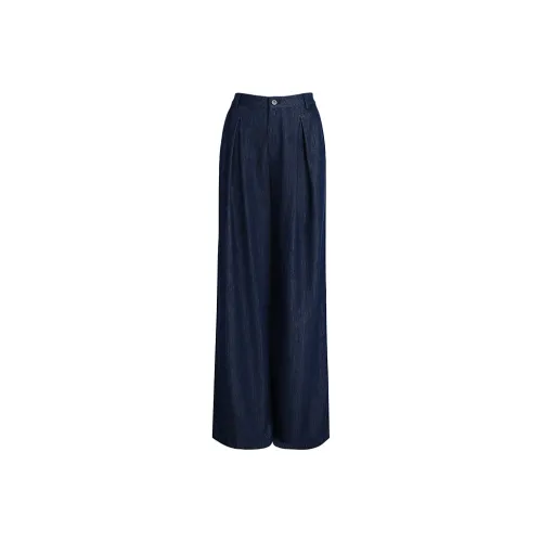 A LIFE ON THE LEFT Casual Pants Women's Navy Blue