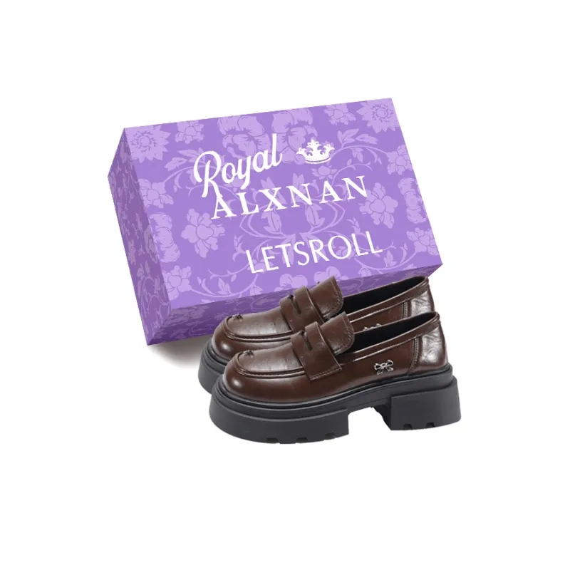Alxnan Loafers Women's Brown/Black-0