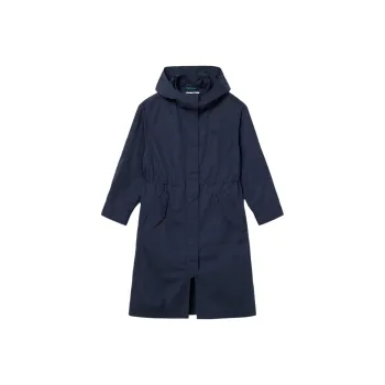 LACOSTE Trench Coat Women's Marine Blue