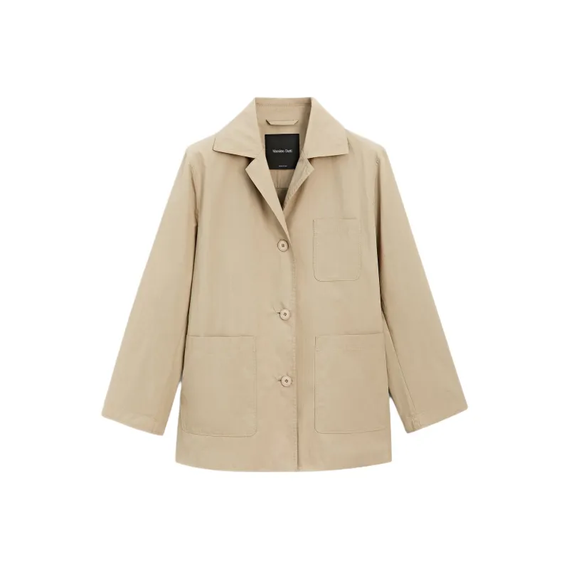 Massimo Dutti Trench Coat Women's Brown-0