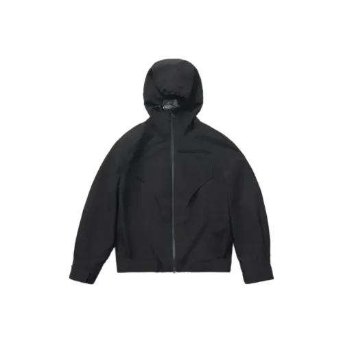 UPON PRO Waterproof And Windproof Windbreaker Jacket Women's Extreme Night Black