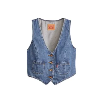 Levis Vests Women's Blue
