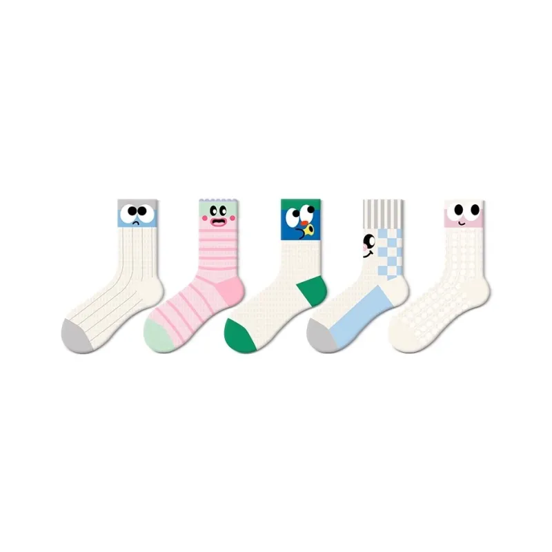 JKN Mid Calf Socks Women's 5 Pack-5