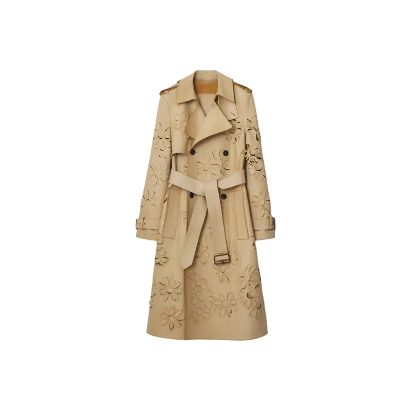 Burberry Trench SS25 Trench Coat Women's Yellow-0