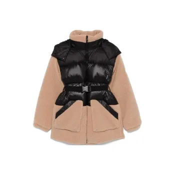KARL LAGERFELD / Karl Lagerfeld Jeans Faux shearling Trim Coat