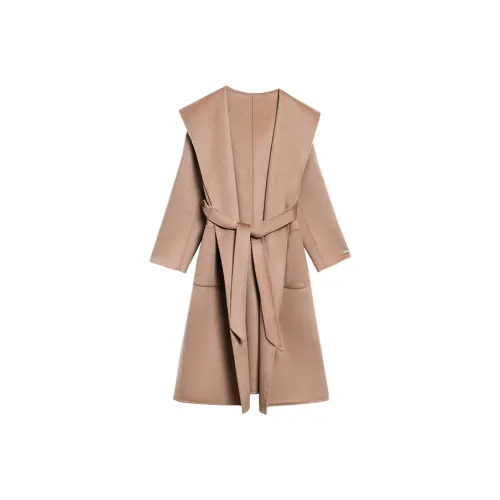 DEAR DEER PUFF Coats Women's Beige Camel