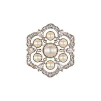 RiotLILY Refined Elegant Vintage Unique Fashion Faux Pearl Brooches Women's