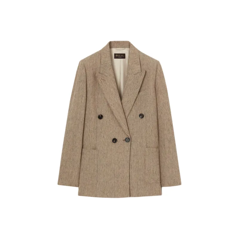 Loro Piana Business Suit Coat Women's Brown-0