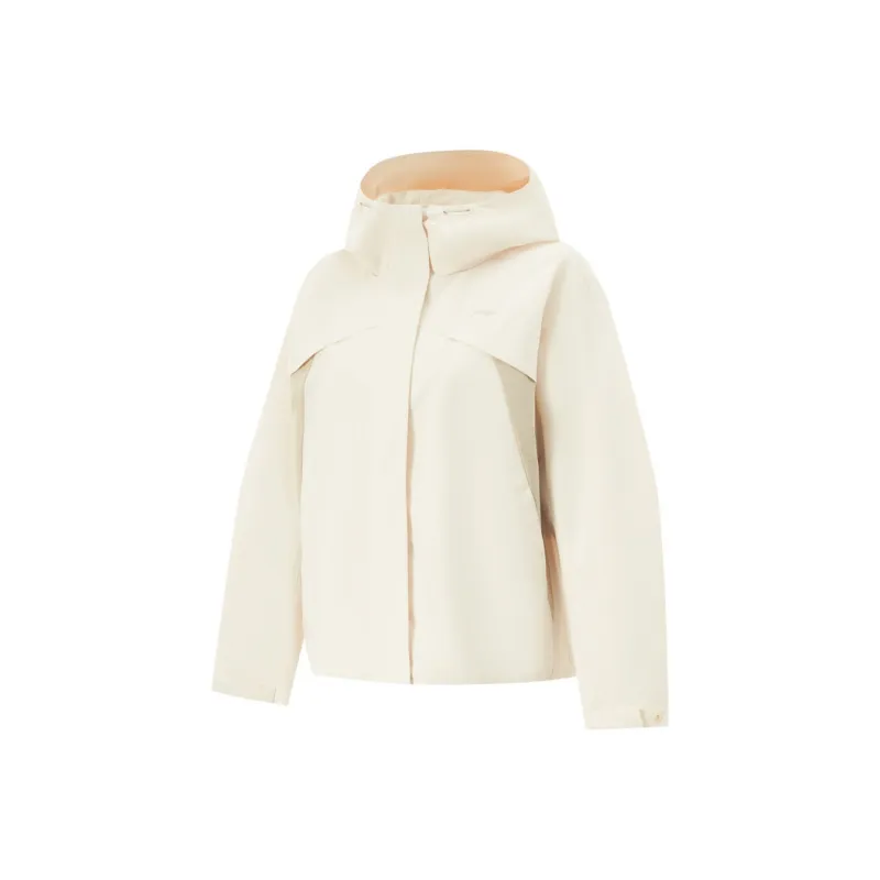 LiNing Fitness Series Trench Coat Women's Stone White Gray-0