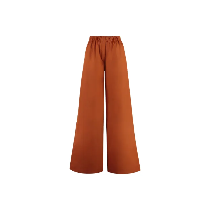 MaxMara High Waisted Wide Leg Trousers-0