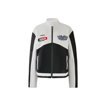 I.AM.GIA ROXY JACKET Leather Jacket Women's White/White