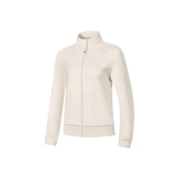 QIAODAN Sports Life Collection Sweatshirt Women's Calamine White