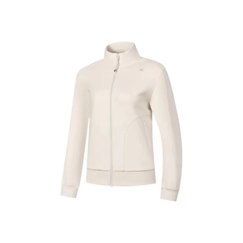 QIAODAN Sports Life Collection Sweatshirt Women's Calamine White-0
