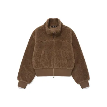COVERNAT FW24 Velvet feel Coat Women's Brown