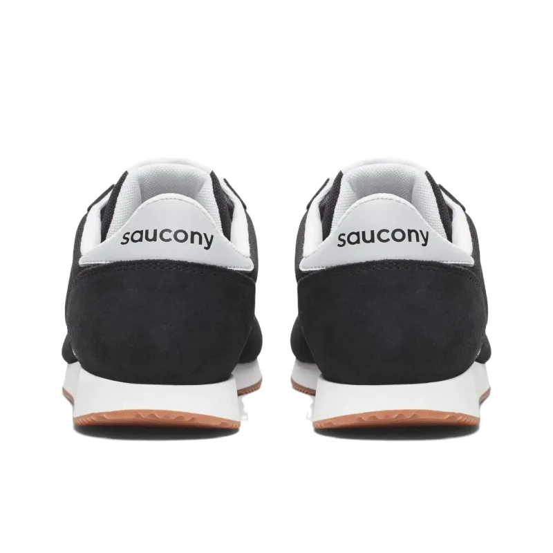 Saucony Jazz 81 Anti Slip Wear Resistant Low Top Running Shoes Men's Black-3
