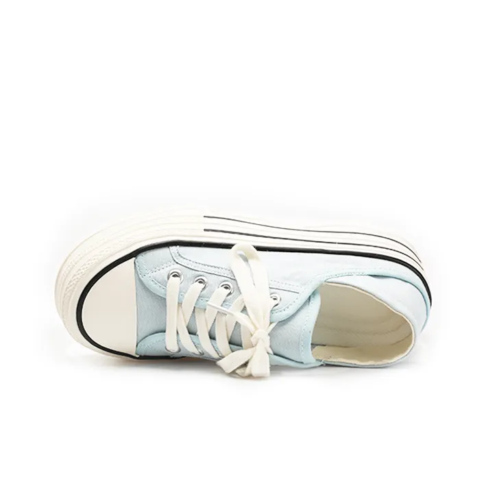 Zun'er Height Increasing Quick Dry Low Top Canvas Shoes Women's-18
