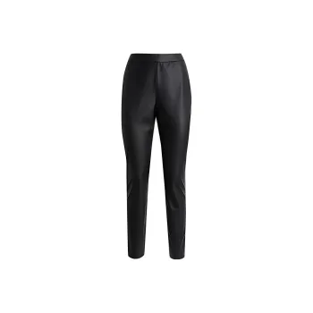 HUGO BOSS Faux leather Trousers
