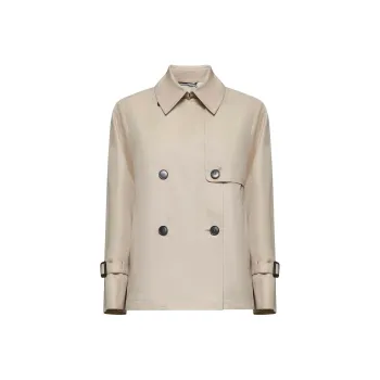 WEEKEND MaxMara Biglia Double Breasted Short Peacoat