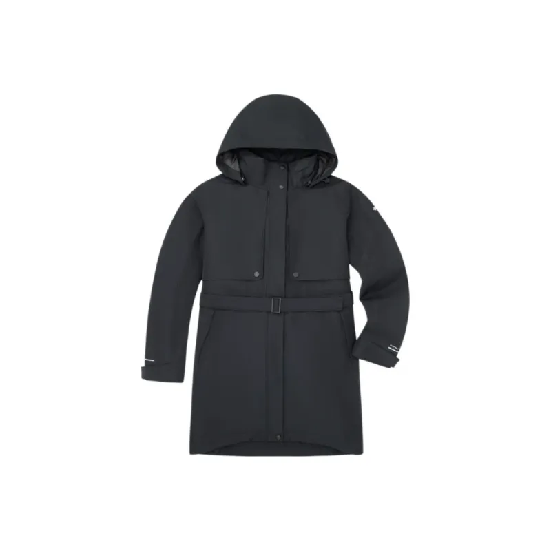 Columbia Transit Hiking Waterproof And Breathable Warm Windbreaker Jacket Women's Black-0