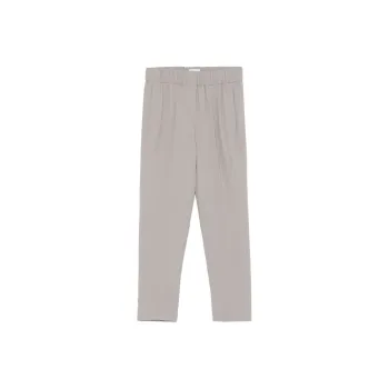 Brunello Cucinelli Pleat Detailed Cropped Trousers