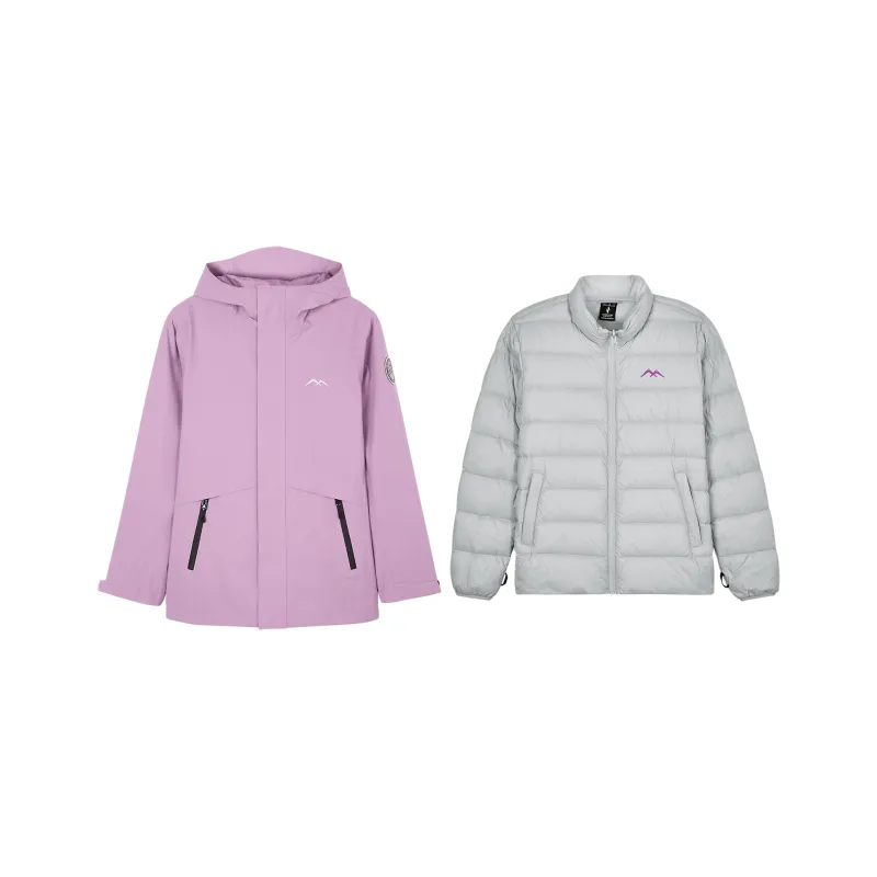 Skechers Hiking Urban Living/Travel/Commuting Thermal Windbreaker Jacket Women's Lavender Dusty Purple-0