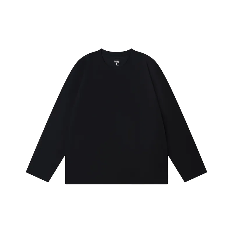 MIANDEMEIXUE Loose Fit Casual Inner Short Sleeved T Shirt Unisex Solid Color-79