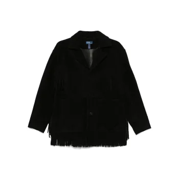 Polo Ralph Lauren Fringed Suede Jacket