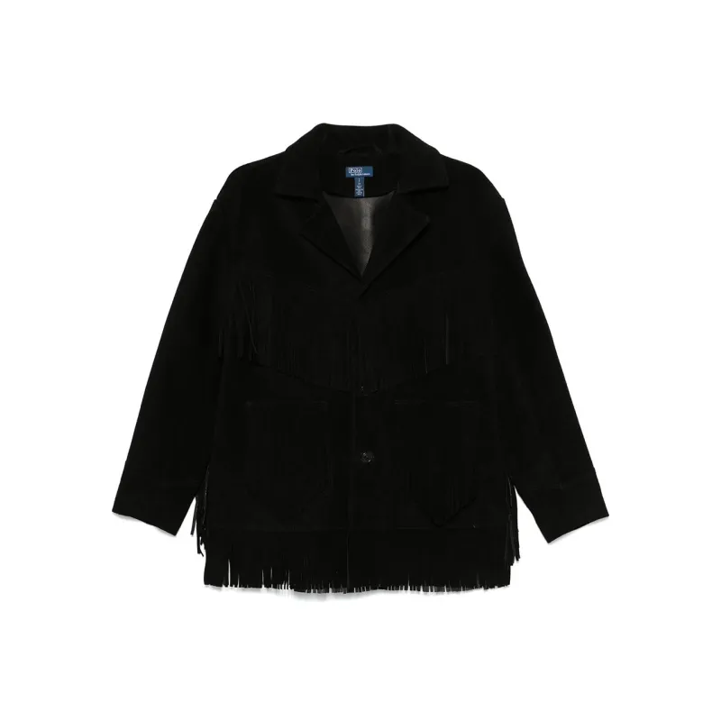Polo Ralph Lauren Fringed Suede Jacket-0