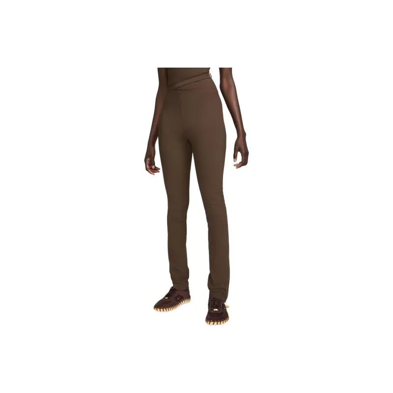 Nike x Jacquemus Collaboration SS24 Casual Pants Asia Version Women's Cocoa-0