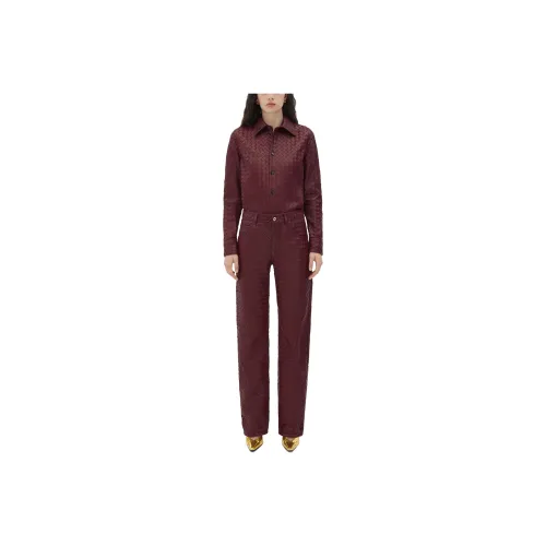 Bottega Veneta Casual Pants Women's Jam Red