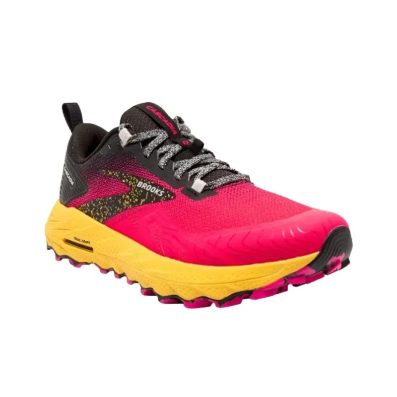 Brooks CASCADIA 17 Anti Slip Wear Resistant Low Top Running Shoes Women's Red-2