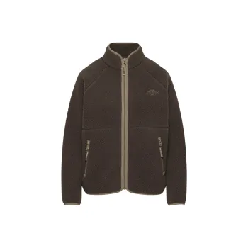 ARITZIA Tna Polartec® Thermal Pro® Mockneck Hip Zip-Up Velvet-feel Coat Women's Rich Mocha Brn/Dense Mocha