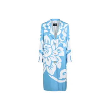 ETRO Single Breasted Graphic Printed Coat