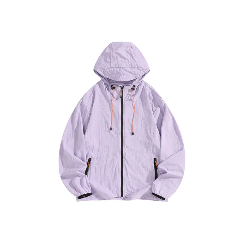 MIIOW Lightweight Breathable Hooded Zip Closure Sun Protection Clothing Couple Women's-10