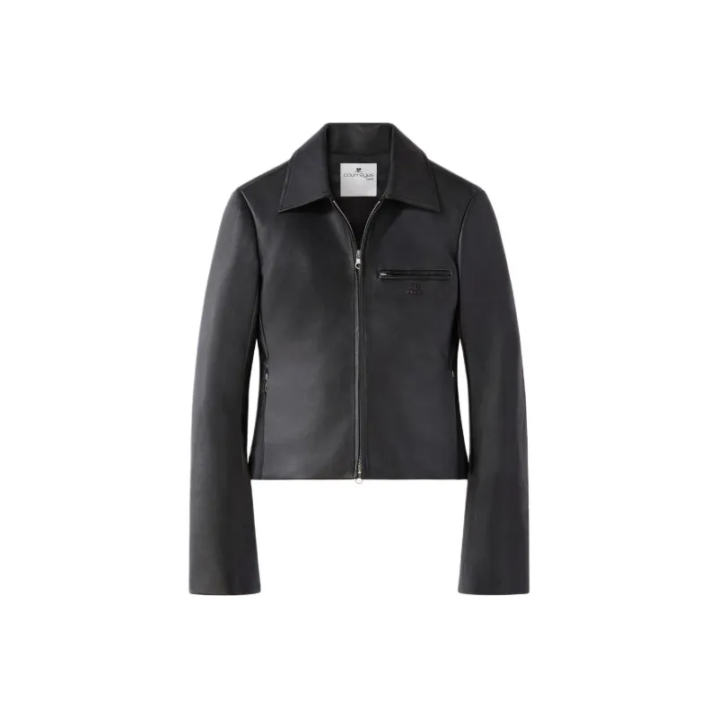 Courrèges Zip fastening Leather Jacket-0