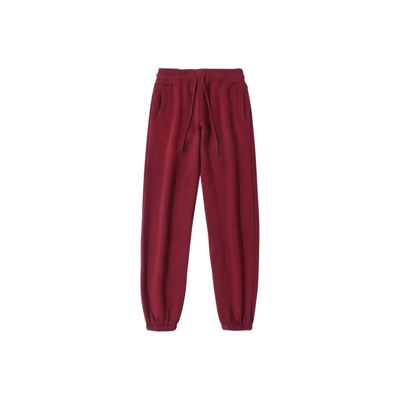 ZHONGBANGJICHU Casual Pants Women's Rusty Red-0