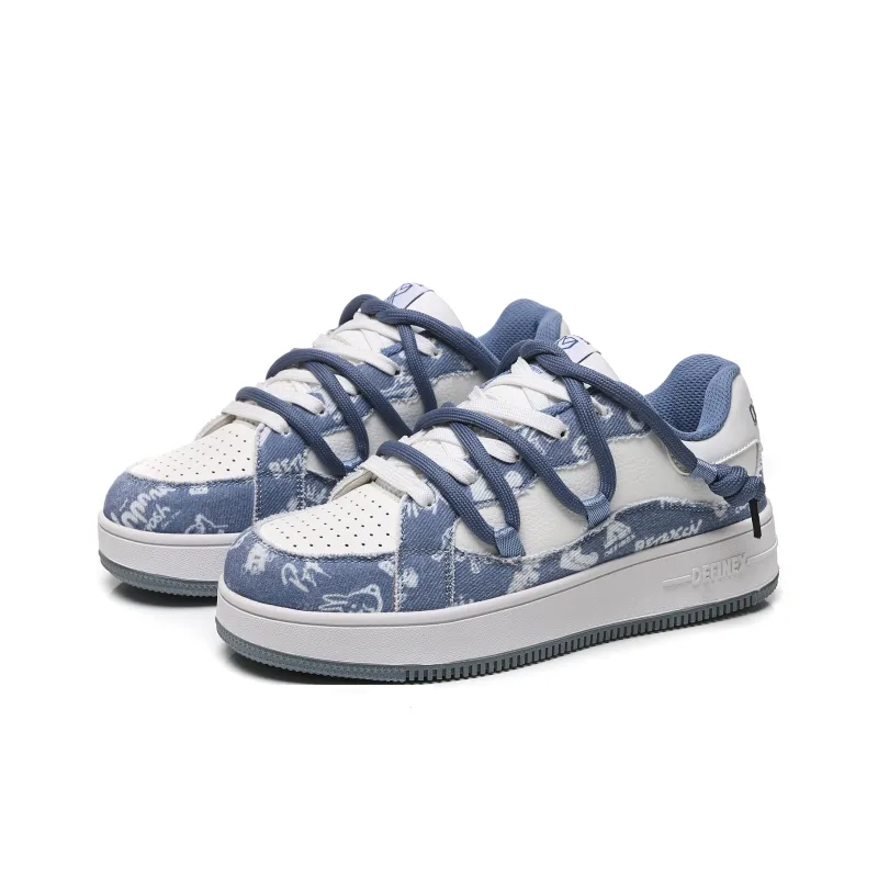 Dnnnn Height Increasing Balance Abrasion Resistant Waterproof Slip Resistant Low Top Skateboard Shoes Unisex-8