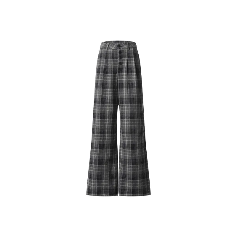 Rose Casual Pants Women's Haze Gray Blue-0