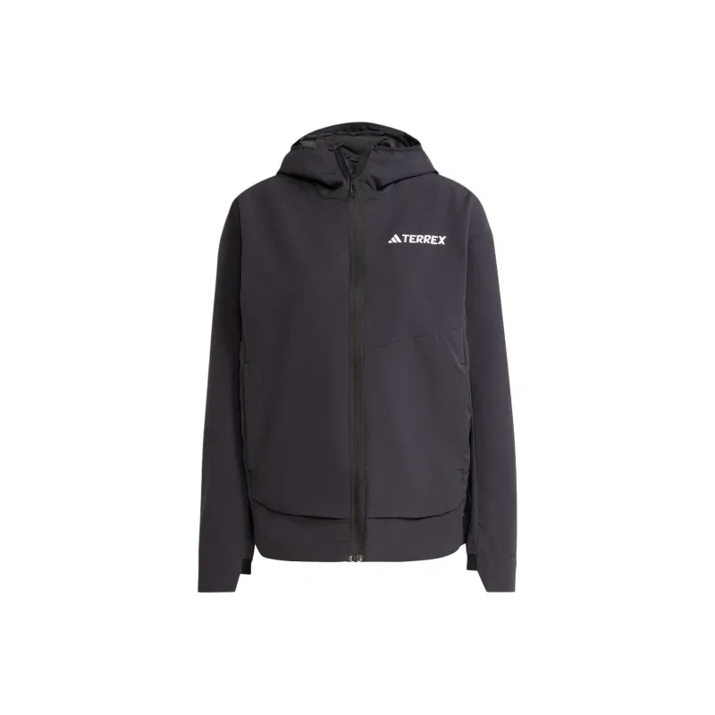 Adidas Outdoor Hiking Urban Living/Travel/Commuting Windproof Windbreaker Jacket Women's Black-0