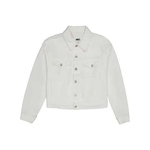 MM6 Maison Margiela Denim Jacket Women's White