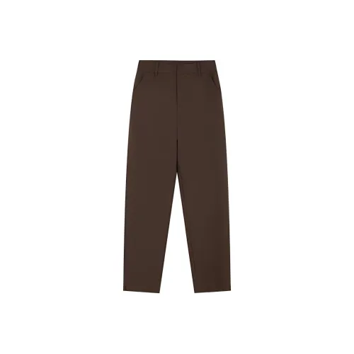 Mo Han Yi Mei Casual Pants Women's Coffee Brown