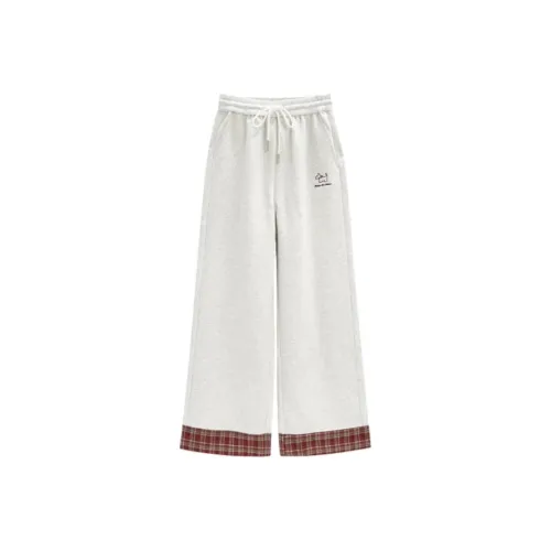 Love To Serve Casual Pants Women's White Heather Gray