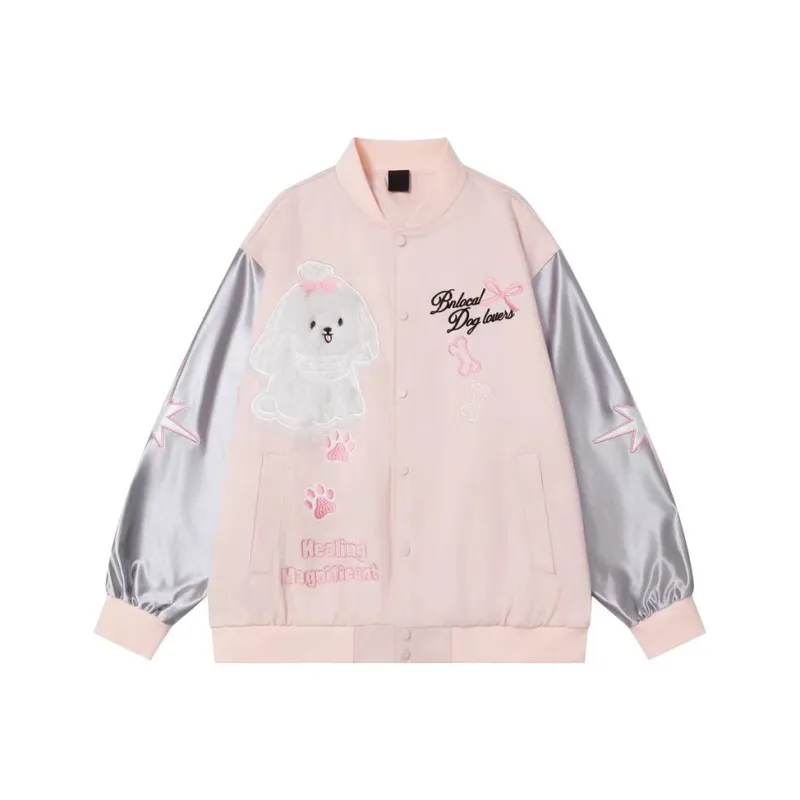 PLAY BUSH Baseball Jacket Women's-1