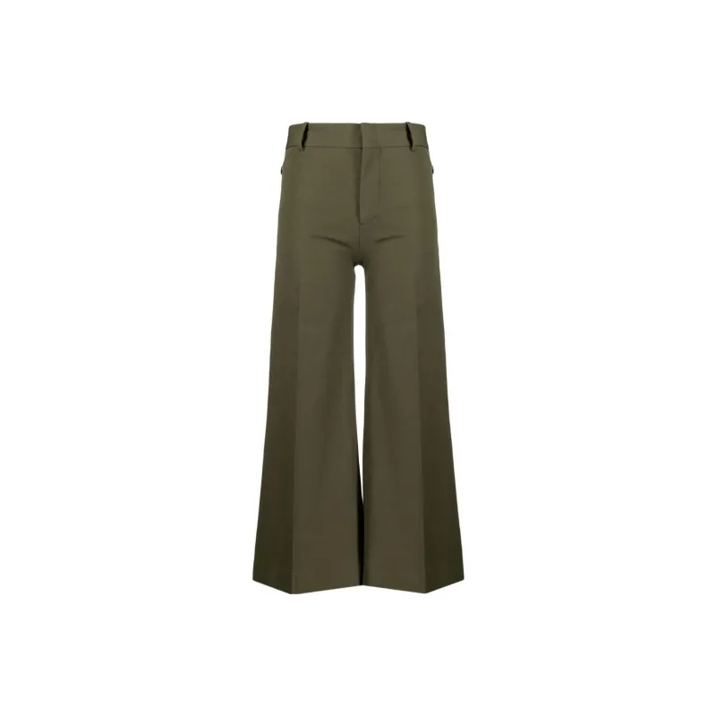 FRAME Casual Pants Women's Olive Green-0